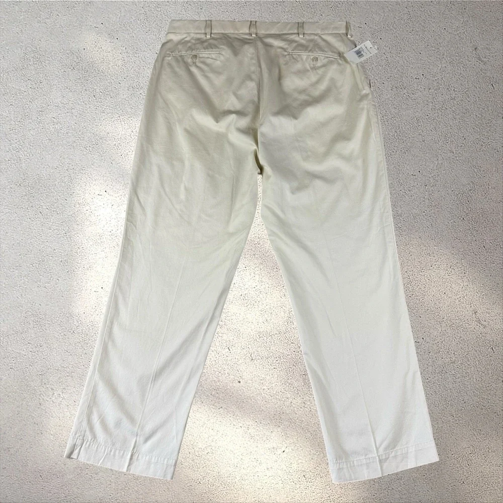 NWT‎ Polo Ralph Lauren Pants Mens 38x30 Tiss Chino Vintage 90s Khaki